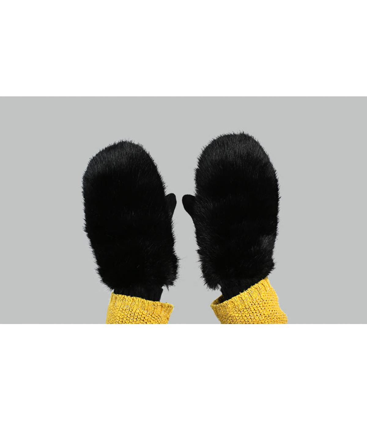 manoplas pelo negro Barts Dorothy Mitts black